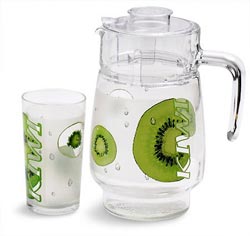 Набор KIWI 7 пр. (графин с кр. тиволи + 6 стак. 30cl.)