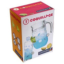 Набор COQUILLAGES 7 предметов (графин тиволи 1 л + 6 стаканов 300 мл)