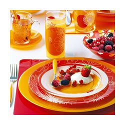 �������� ������  GRAPHIC FLOWERS RED 19 ��.