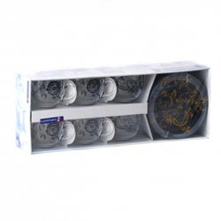 Чайный сервиз EUGENIE BLACK 220мл 6перс