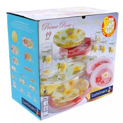Столовый сервиз POEME ANIS/ROSE 25 предметов