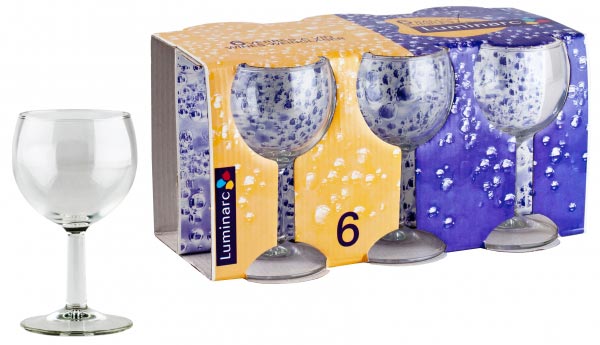 Фужеры для вина BUBBLES 190 мл, 6 шт