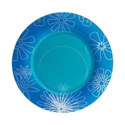 Тарелка обеденная GRAPHIC FLOWERS BLUE