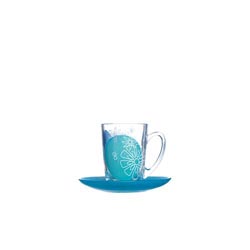 Чайный сервиз GRAPHIC FLOWERS BLUE 90 мл