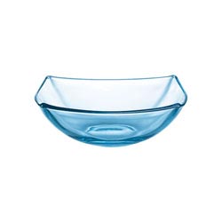 Тарелка глубокая QUADRATO ICE BLUE син. 19.5 см