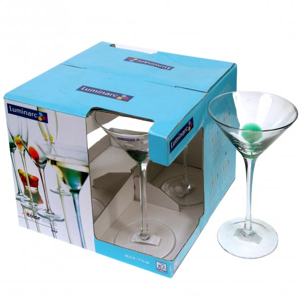Фужеры для коктейля DRIP CHLOROPHYLLE 225 мл, 4 шт