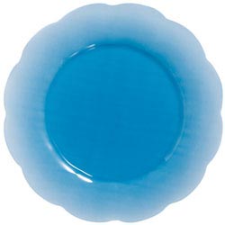 Тарелка обеденная FLORE BLUE 27 см