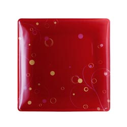 Тарелка обеденная SPARKLE RED 25.5&nbsp;см