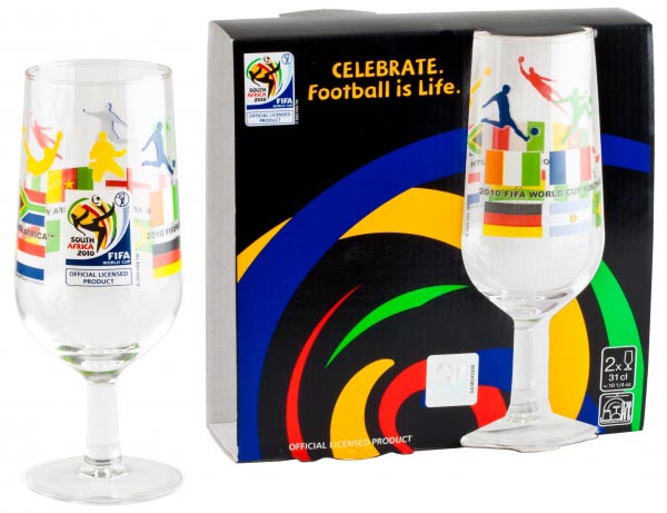 Стаканы для пива PILSENER FIFA 2010 310 мл, 2 шт