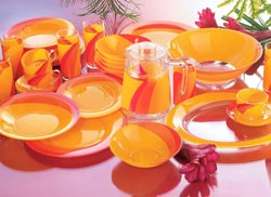 Столовый сервиз HAWAI YELLOW 45 предметов