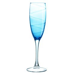 Фужеры для шампанского SWEET COLORS BLUE 190 мл, 3 шт