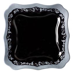 Тарелка десертная AUTHENTIC SILVER BLACK 20.5 см