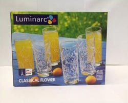 Стаканы AMSTER FLOWER высокие 270&nbsp;мл, 6&nbsp;шт