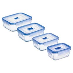 Набор контейнеров PURE BOX RECT, 4 шт