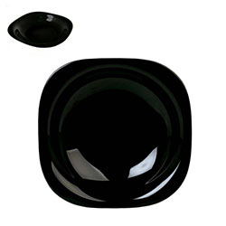 Тарелка глубокая CARINE BLACK 21 см
